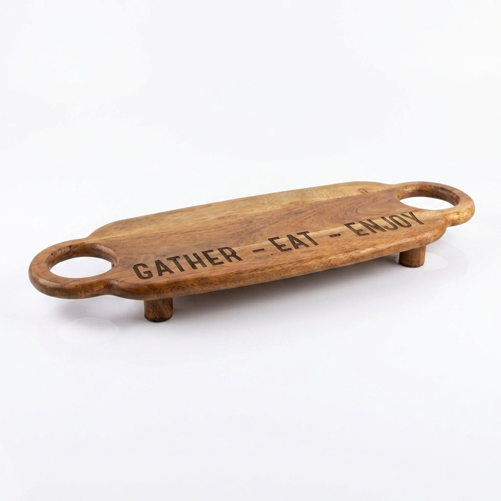 Gather Eat Enjoy Mango Wood Platter