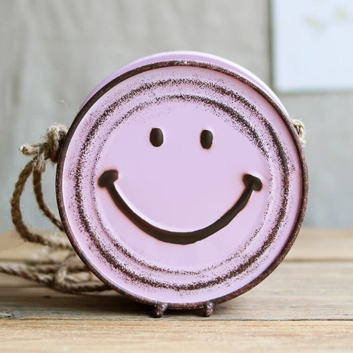 Happy Face Hanging Planter