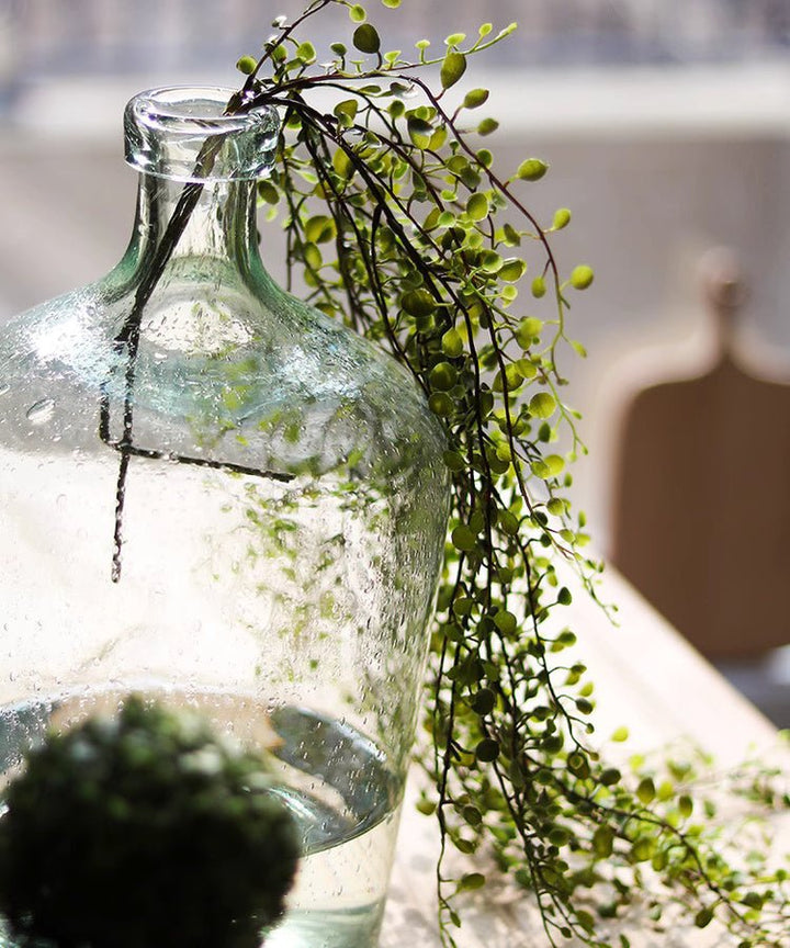 Hanging Faux Mini Leaf Garland 27.5" Long