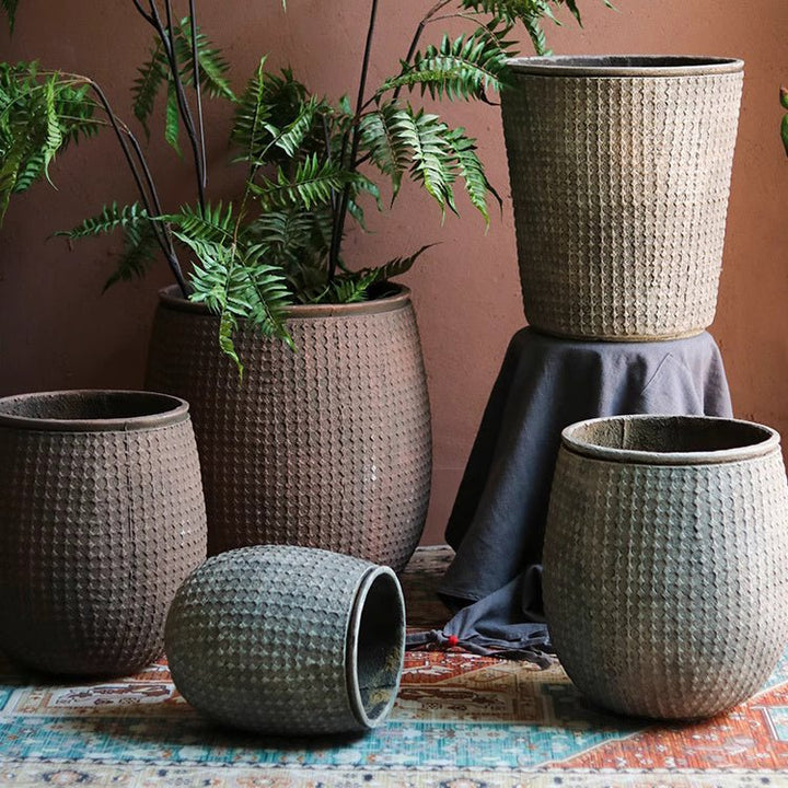 StoneNest Textured Planter