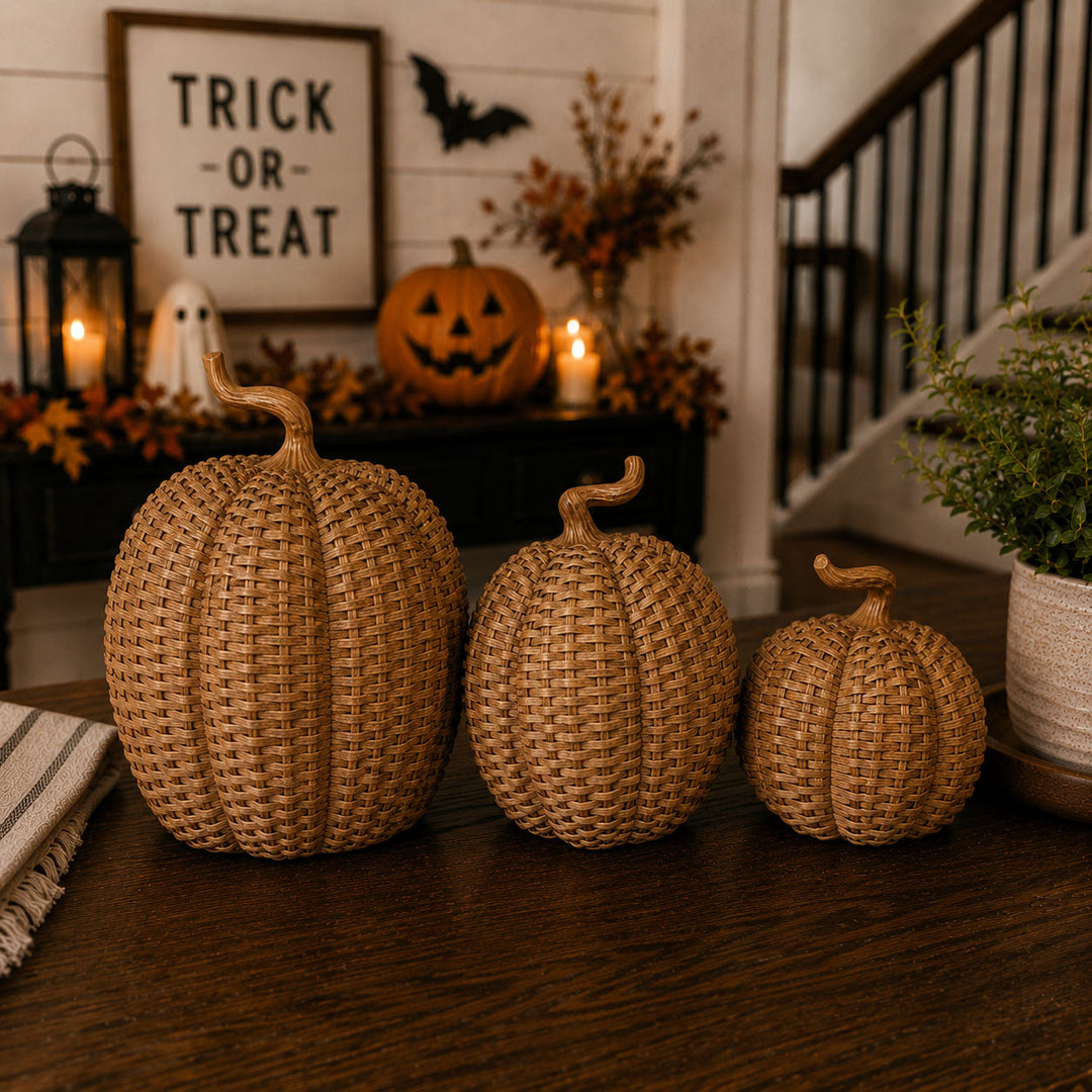 Rattan Pumpkins