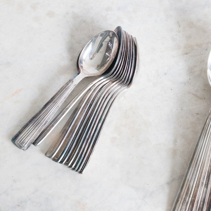 Art Deco Flatware Set Of 37 Pieces