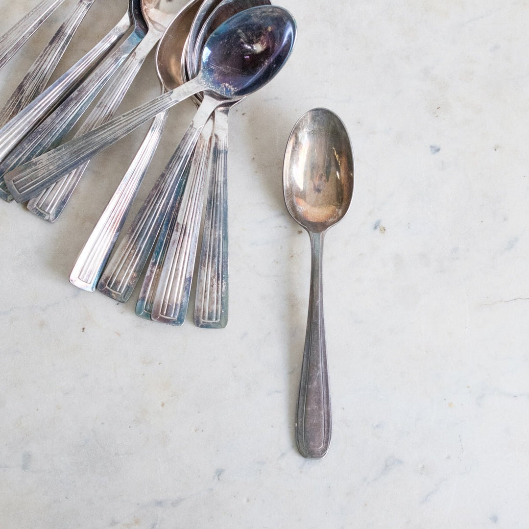 Art Deco Flatware Set Of 37 Pieces