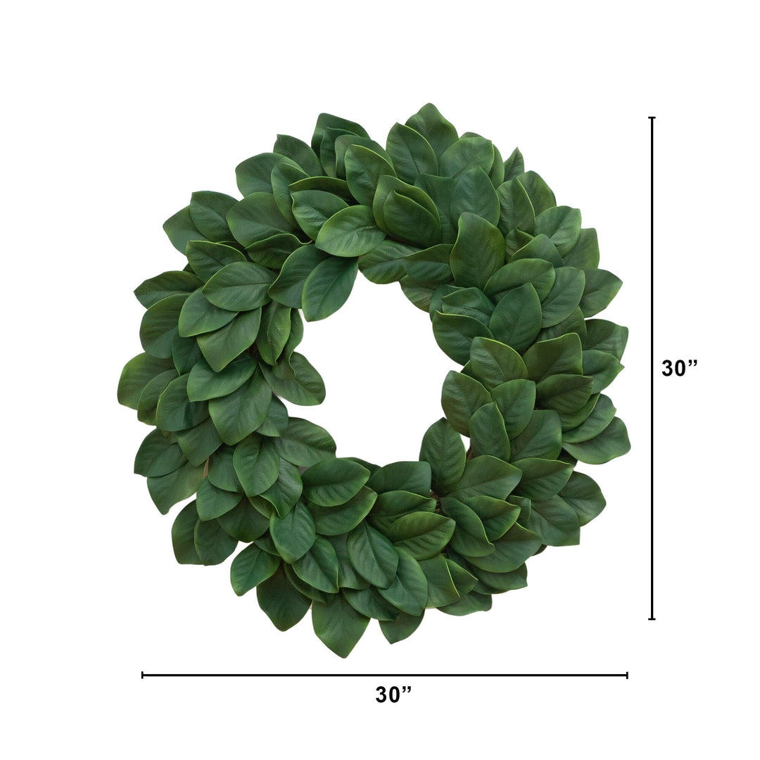 30” Magnolia Artificial Wreath