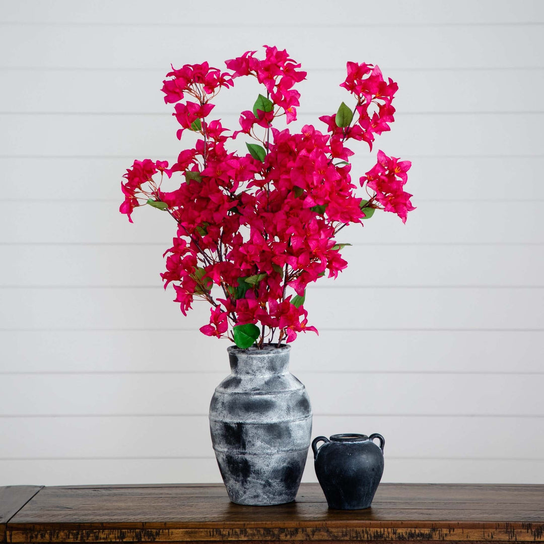 47" Artificial Bougainvillea Stems - Set of 3