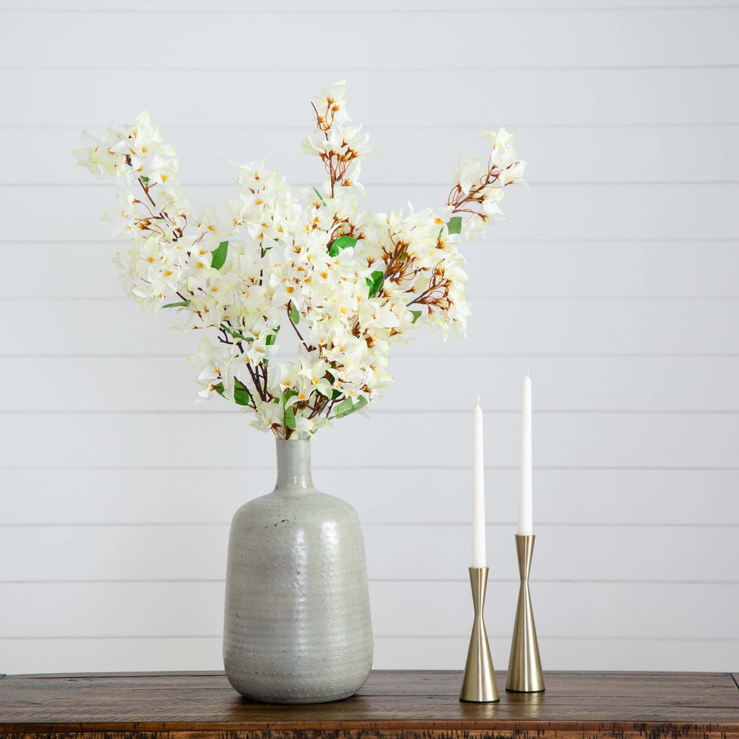 47" Artificial Bougainvillea Stems - Set of 3