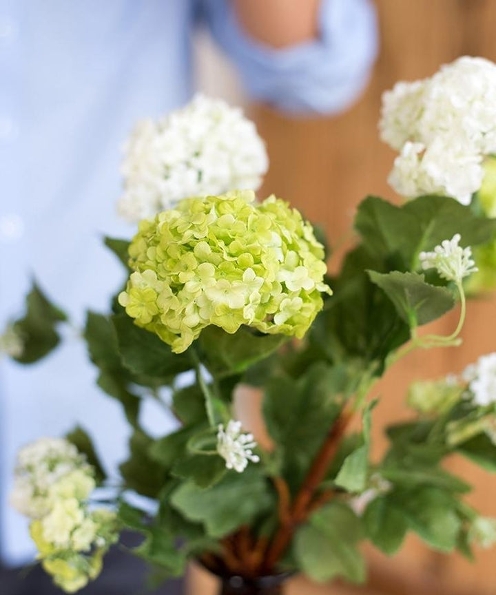 Artificial Flower Hydrangea Double Bloom 31" Tall