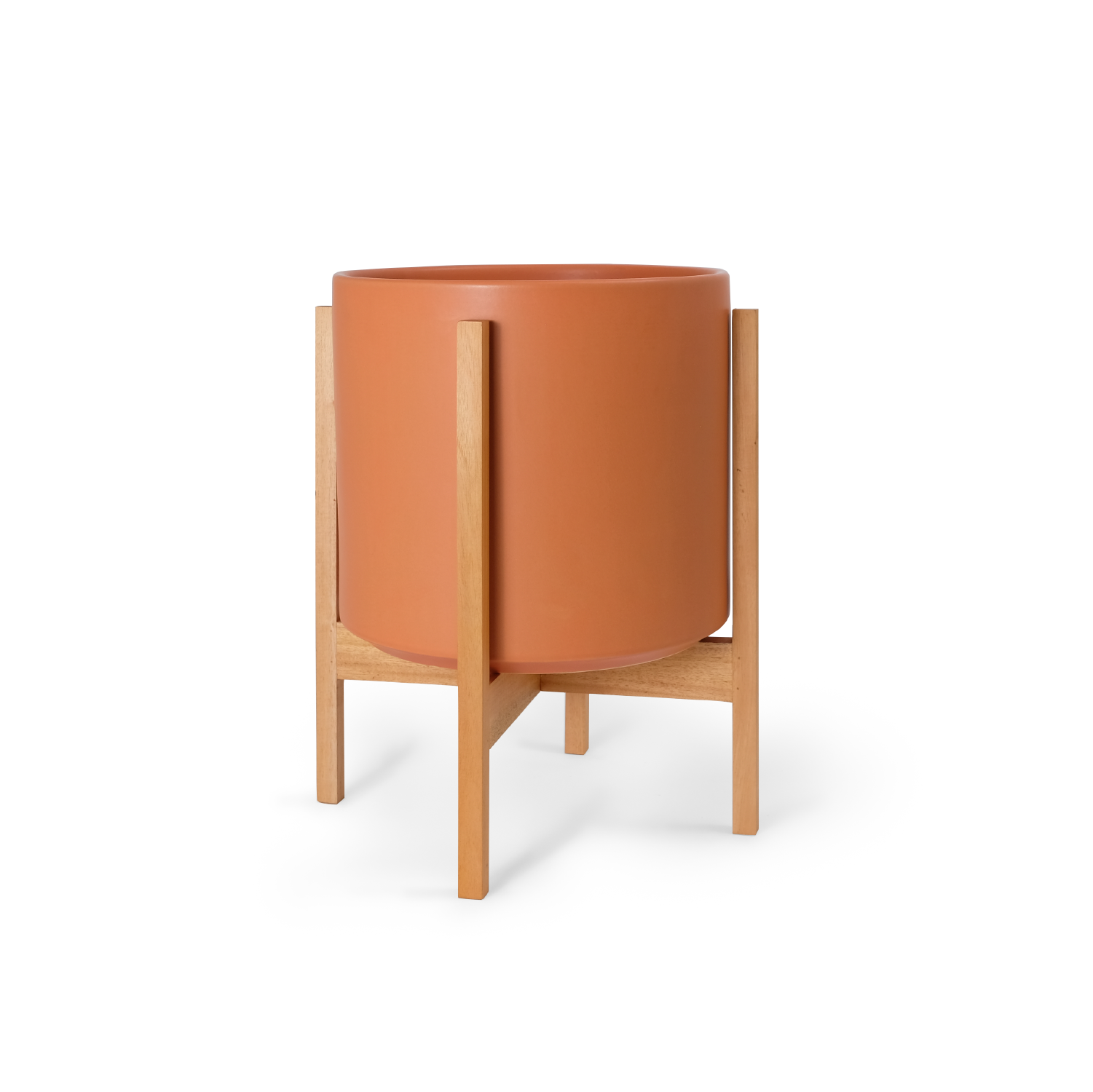 1st Generation, Solid Goods Ceramic Cylinder– With or Without Square Mahogany Stand (FINAL SALE)