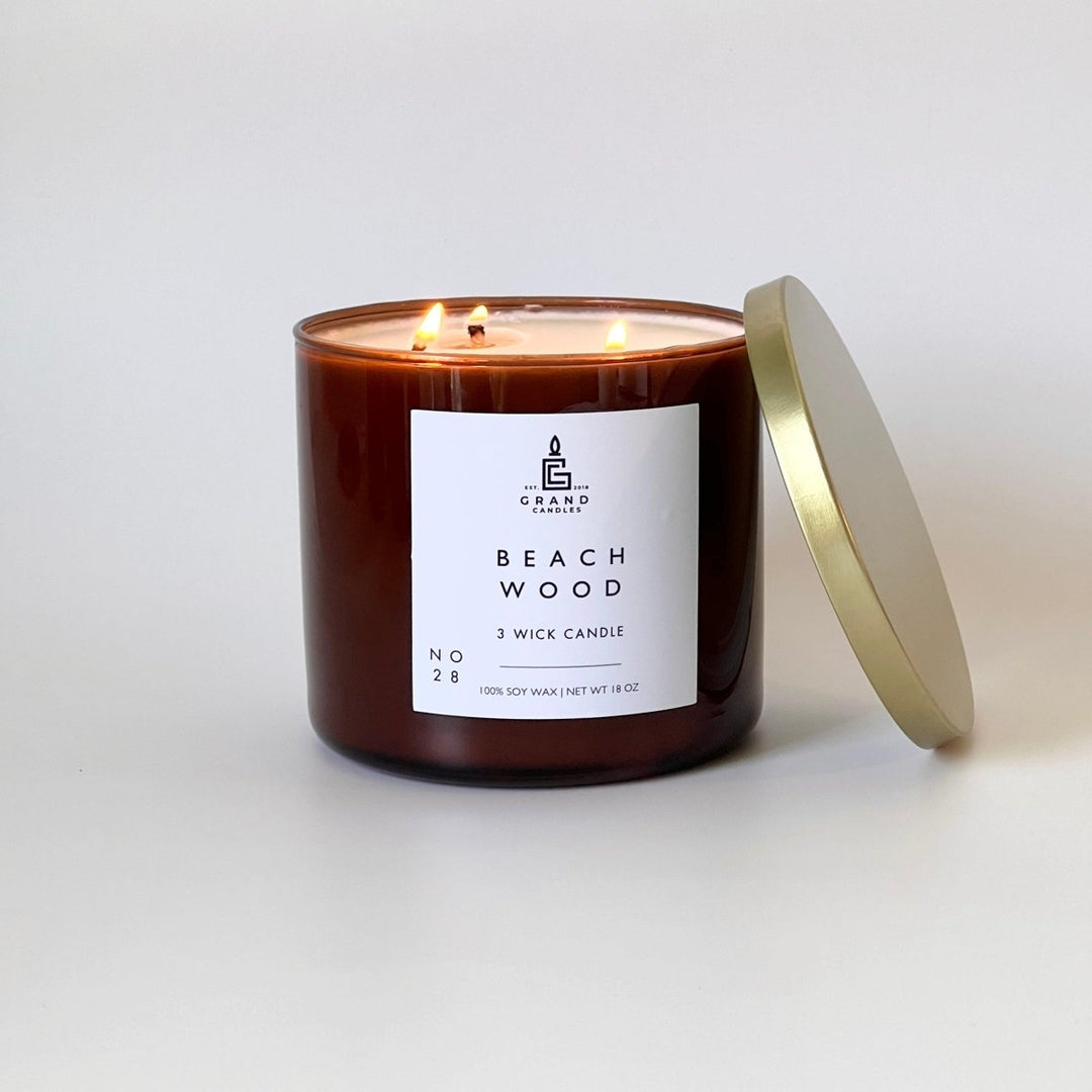 Beachwood + Sea Salt Candle