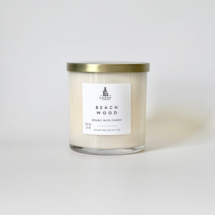 Beachwood + Sea Salt Candle