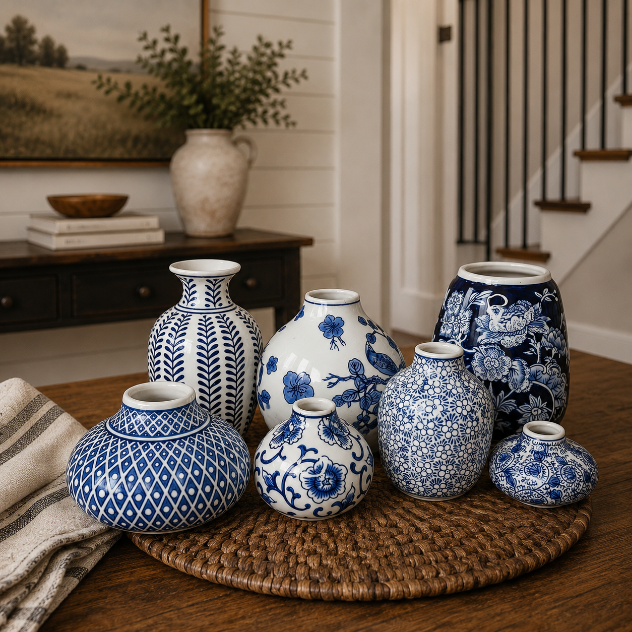 Samira Blue Vases