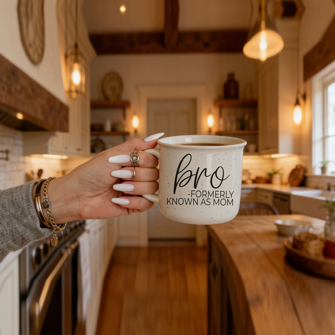Bro Formerly Known as Mom Ceramic Coffee Mug Funny Mom Cheeky Gift for Friends