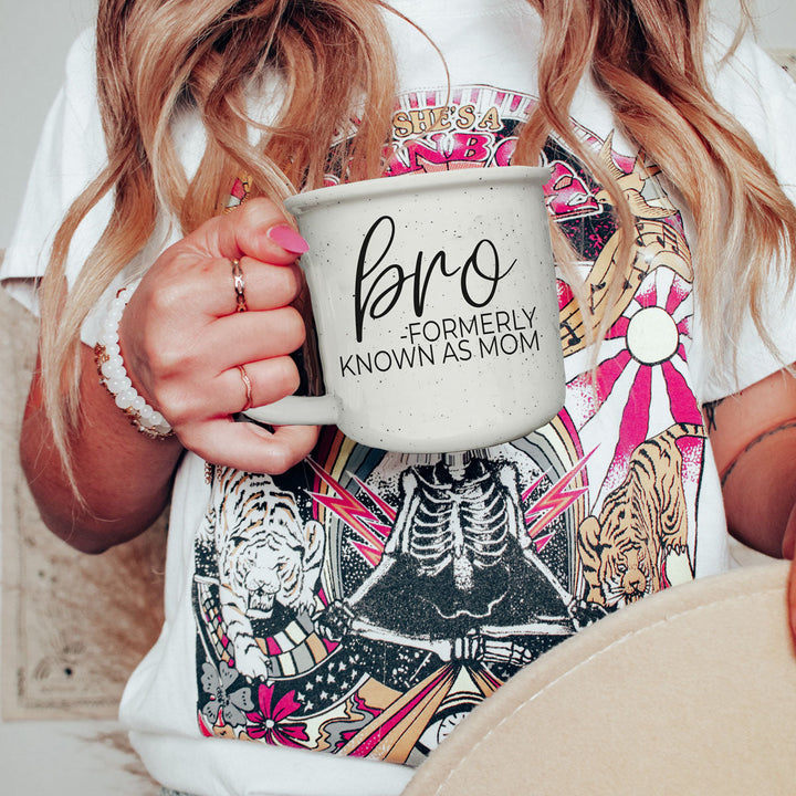 Bro Formerly Known as Mom Ceramic Coffee Mug Funny Mom Cheeky Gift for Friends