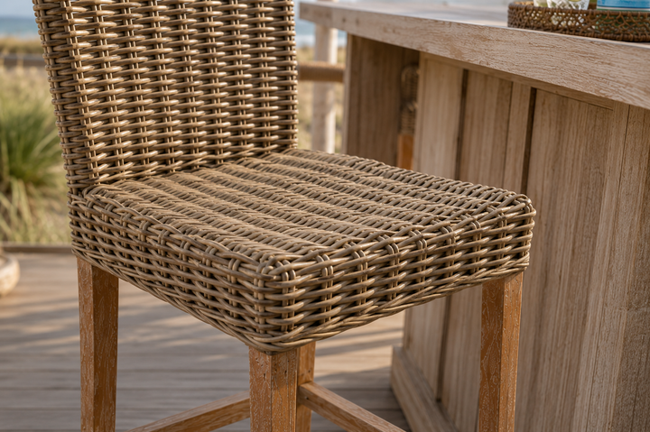 Key Largo Rattan Bar Stool