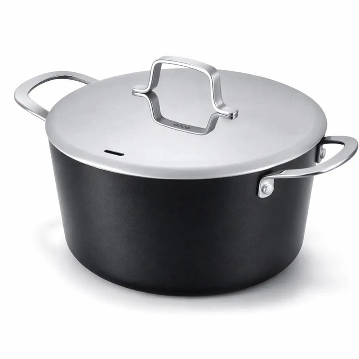 Ceramic Nonstick Stock Pot with Lid, 4.5-Qt