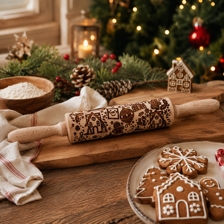 Christmas Rolling Pin Set | 10 Styles