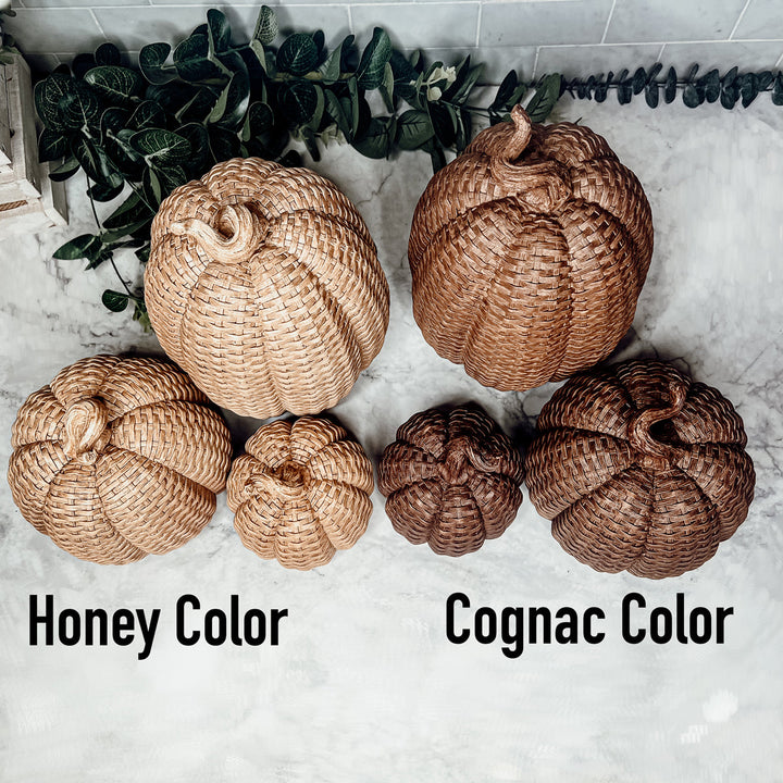 Basket Weave Pumpkins