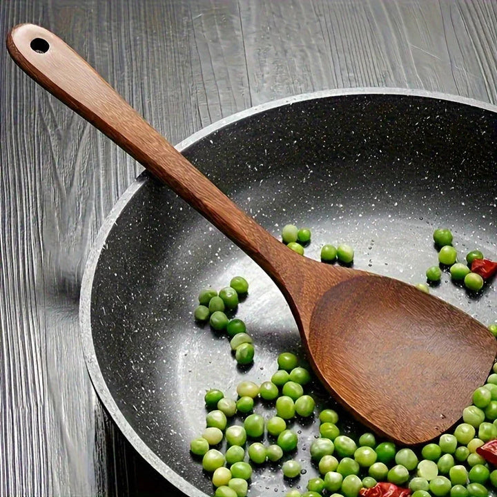 Cookware Set - Non-Stick Teak Wood 10pcs