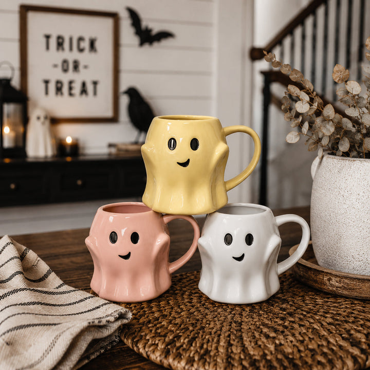 Ghost Ceramic Coffee Mug Halloween Spooky Drinkware Great Gift for Coffee Lovers
