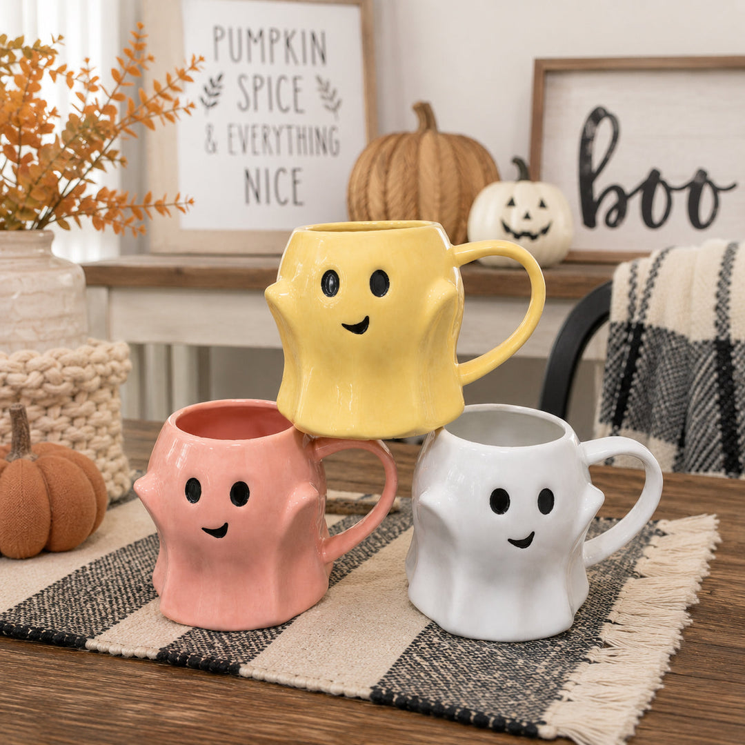 Ghost Ceramic Coffee Mug Halloween Spooky Drinkware Great Gift for Coffee Lovers