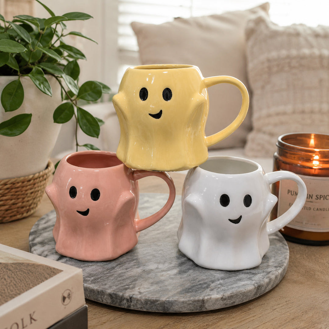 Ghost Ceramic Coffee Mug Halloween Spooky Drinkware Great Gift for Coffee Lovers