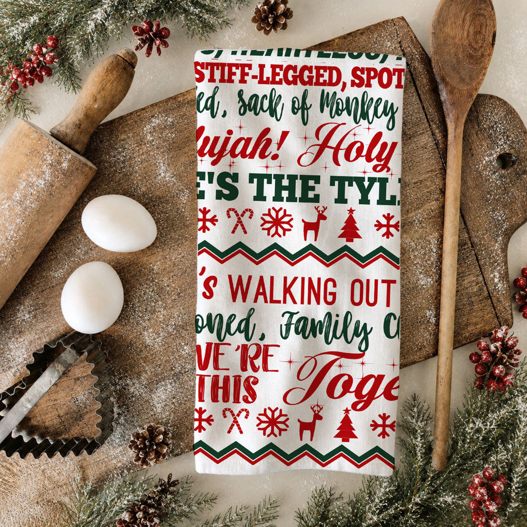 Griswold Humor Christmas Kitchen Tea Towel Funny Holiday Decor Cheeky Fun Gift