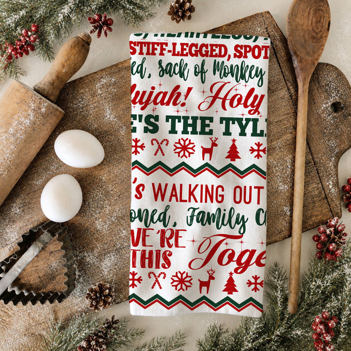 Griswold Humor Christmas Kitchen Tea Towel Funny Holiday Decor Cheeky Fun Gift