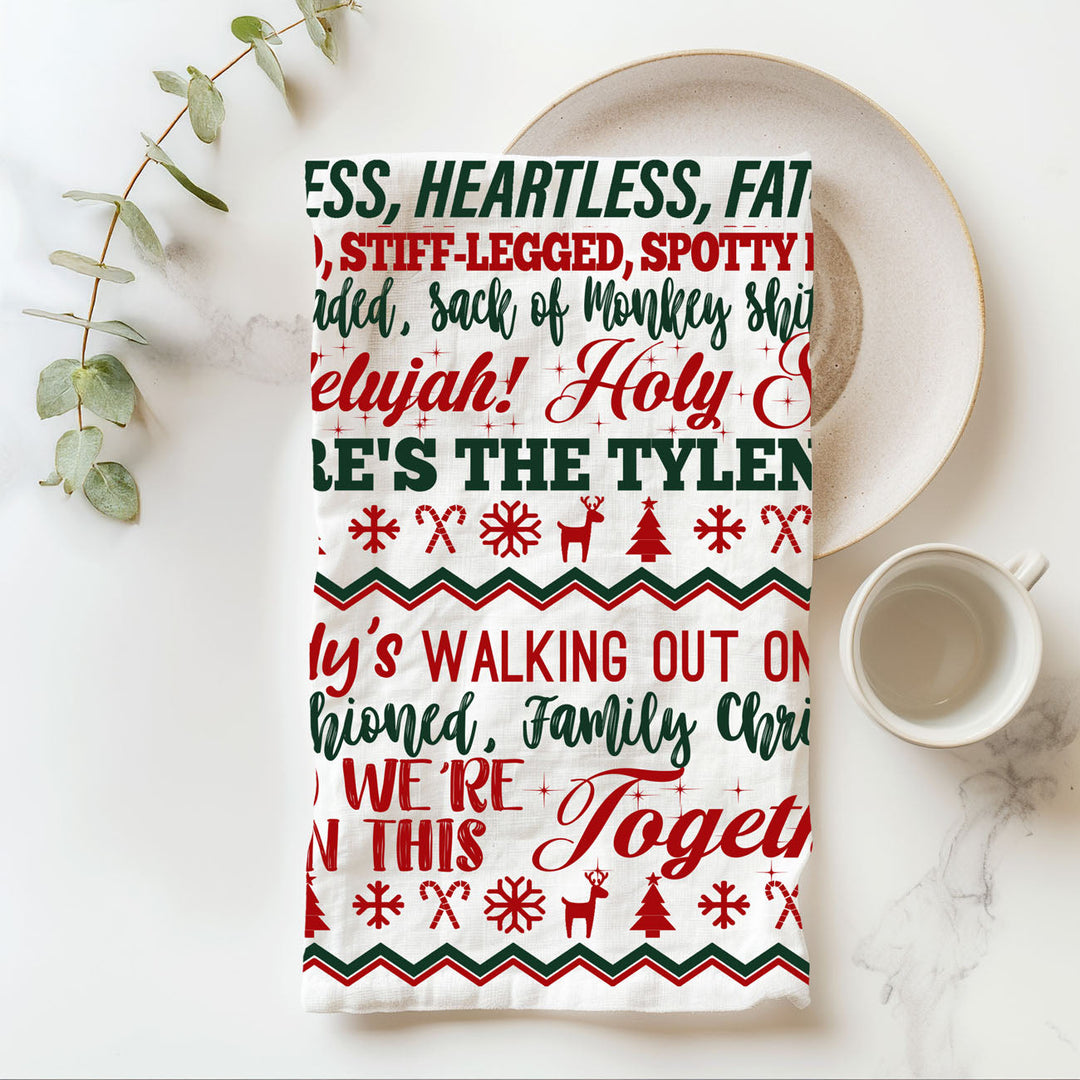 Griswold Humor Christmas Kitchen Tea Towel Funny Holiday Decor Cheeky Fun Gift