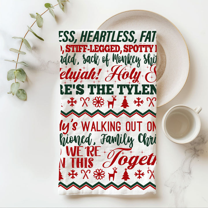 Griswold Humor Christmas Kitchen Tea Towel Funny Holiday Decor Cheeky Fun Gift