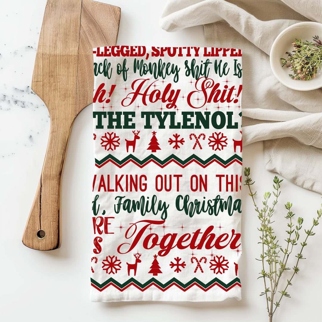 Griswold Humor Christmas Kitchen Tea Towel Funny Holiday Decor Cheeky Fun Gift