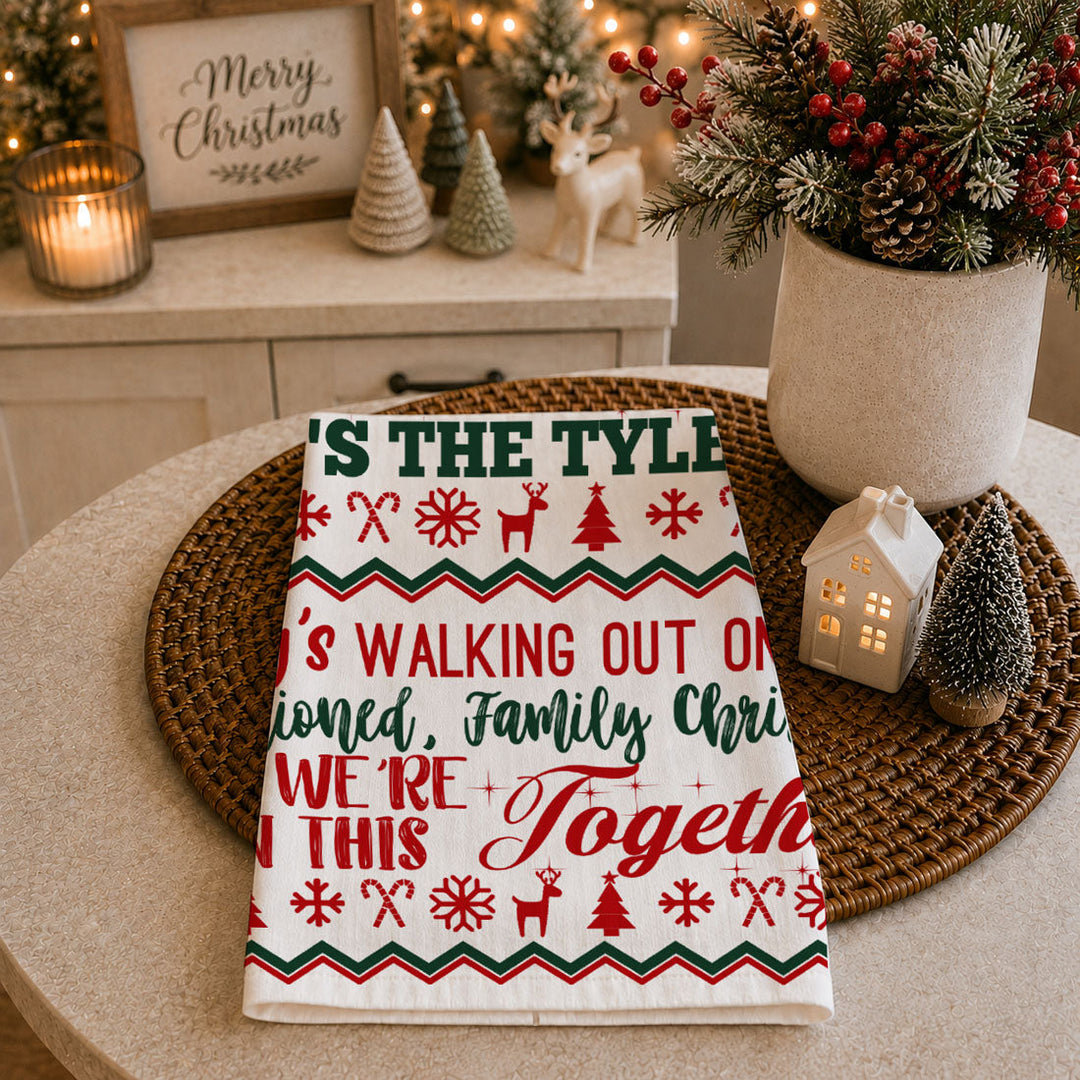 Griswold Humor Christmas Kitchen Tea Towel Funny Holiday Decor Cheeky Fun Gift