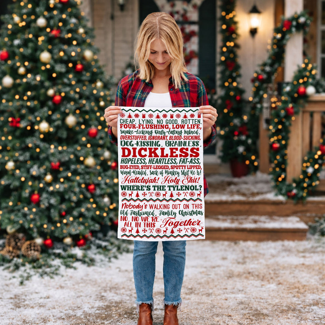 Griswold Humor Christmas Kitchen Tea Towel Funny Holiday Decor Cheeky Fun Gift