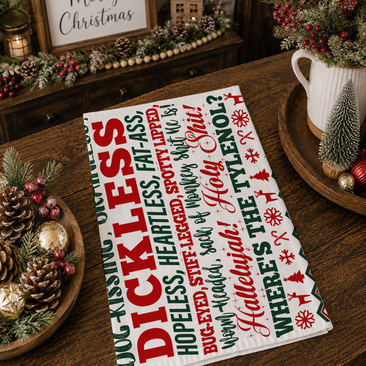 Griswold Humor Christmas Kitchen Tea Towel Funny Holiday Decor Cheeky Fun Gift
