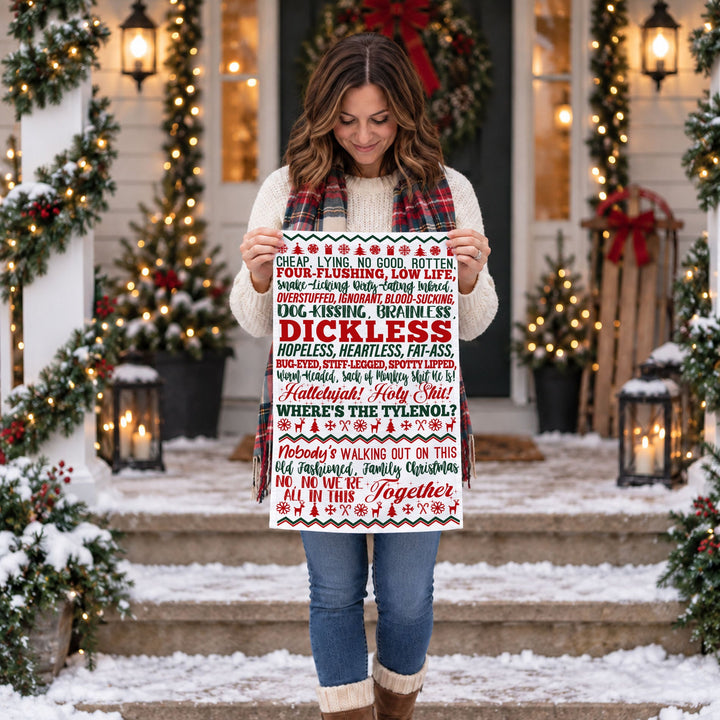 Griswold Humor Christmas Kitchen Tea Towel Funny Holiday Decor Cheeky Fun Gift