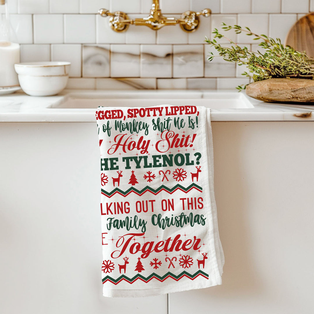 Griswold Humor Christmas Kitchen Tea Towel Funny Holiday Decor Cheeky Fun Gift