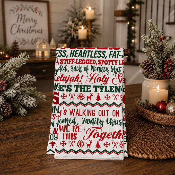 Griswold Humor Christmas Kitchen Tea Towel Funny Holiday Decor Cheeky Fun Gift