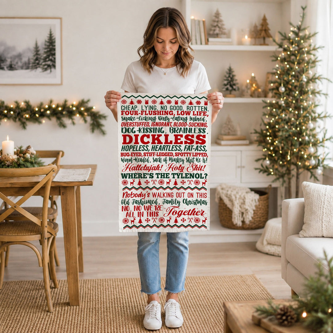 Griswold Humor Christmas Kitchen Tea Towel Funny Holiday Decor Cheeky Fun Gift