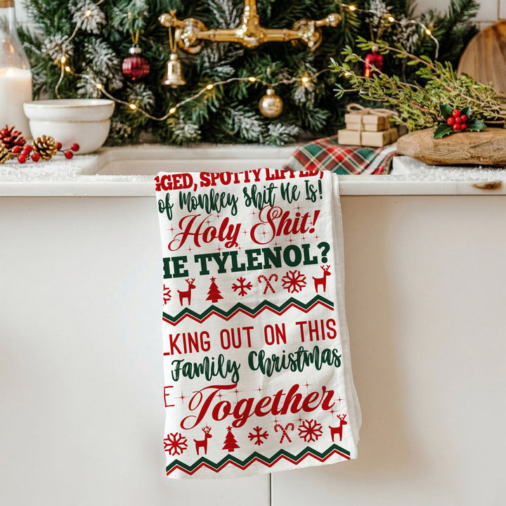 Griswold Humor Christmas Kitchen Tea Towel Funny Holiday Decor Cheeky Fun Gift