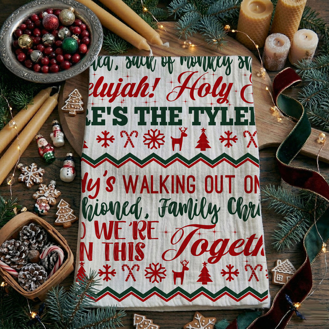 Griswold Humor Christmas Kitchen Tea Towel Funny Holiday Decor Cheeky Fun Gift