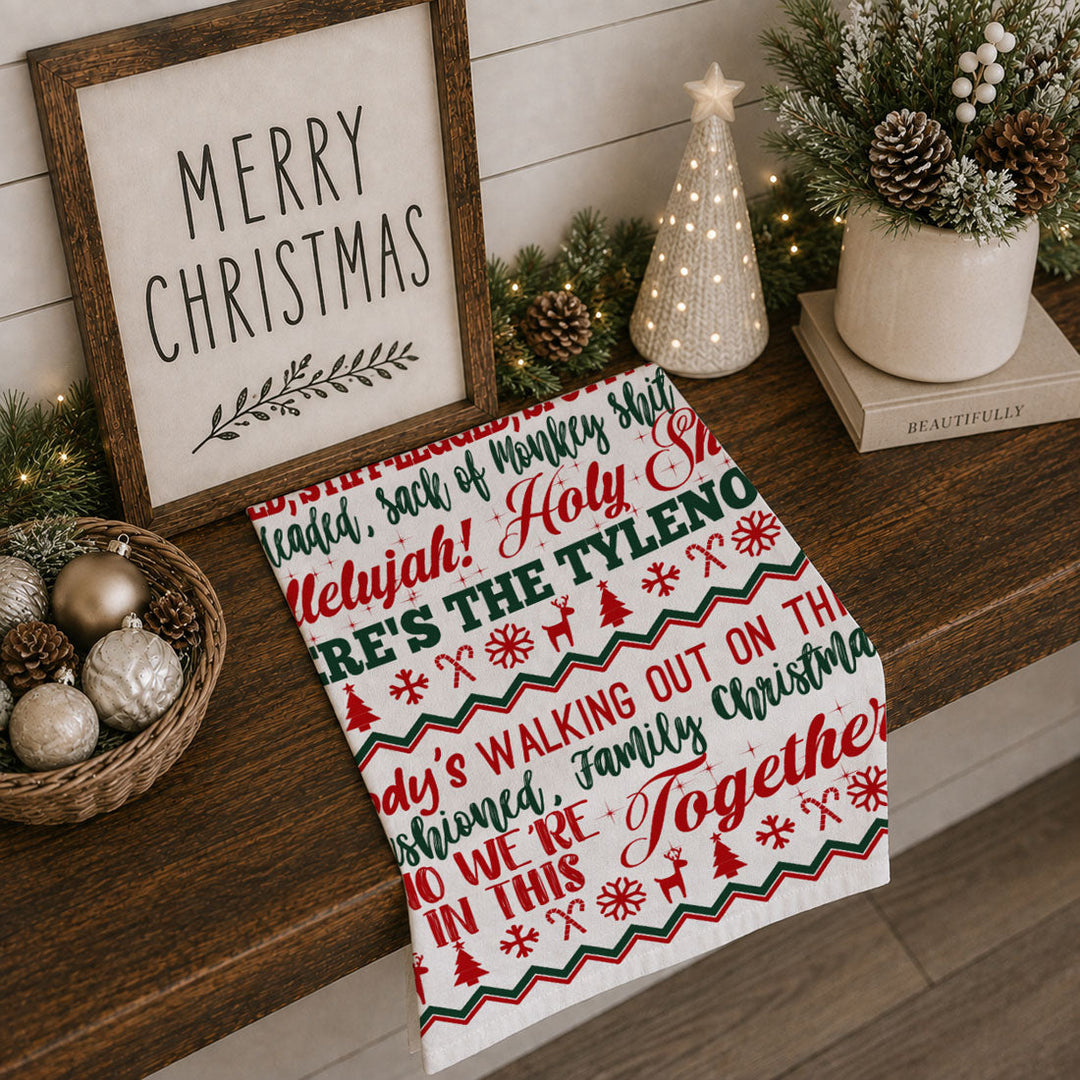 Griswold Humor Christmas Kitchen Tea Towel Funny Holiday Decor Cheeky Fun Gift