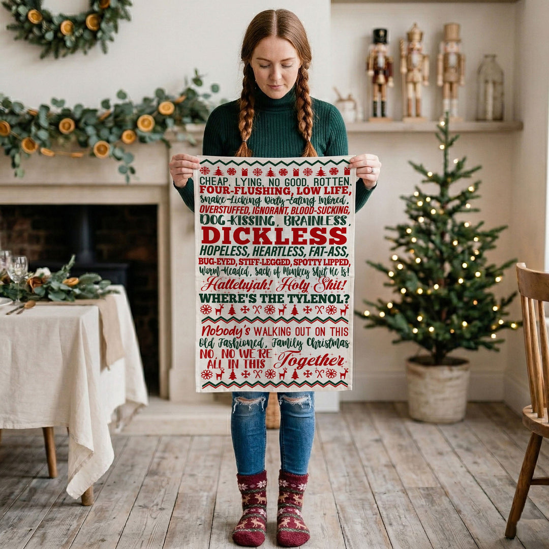 Griswold Humor Christmas Kitchen Tea Towel Funny Holiday Decor Cheeky Fun Gift