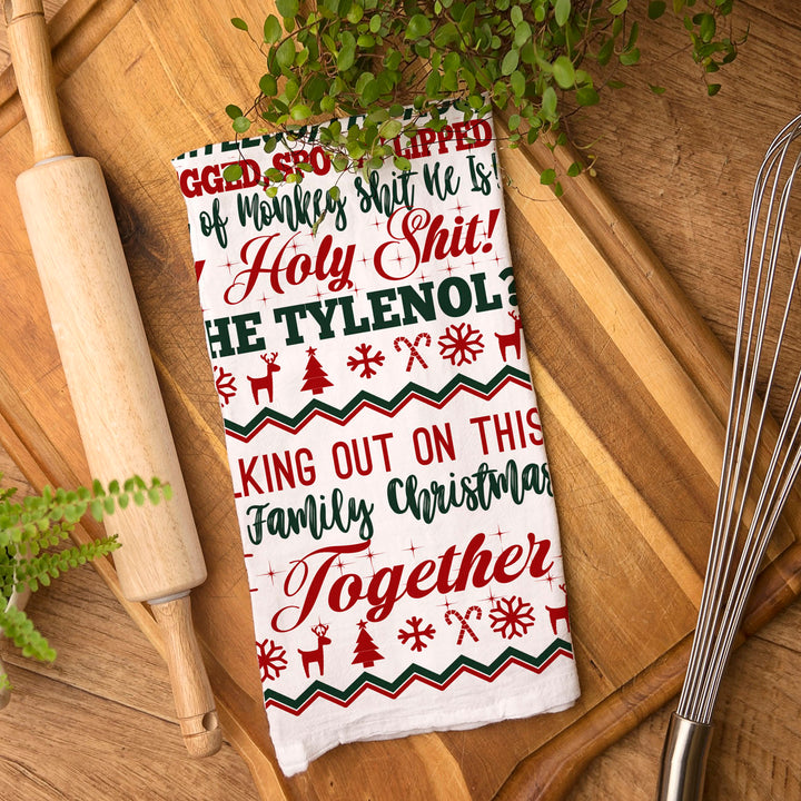 Griswold Humor Christmas Kitchen Tea Towel Funny Holiday Decor Cheeky Fun Gift