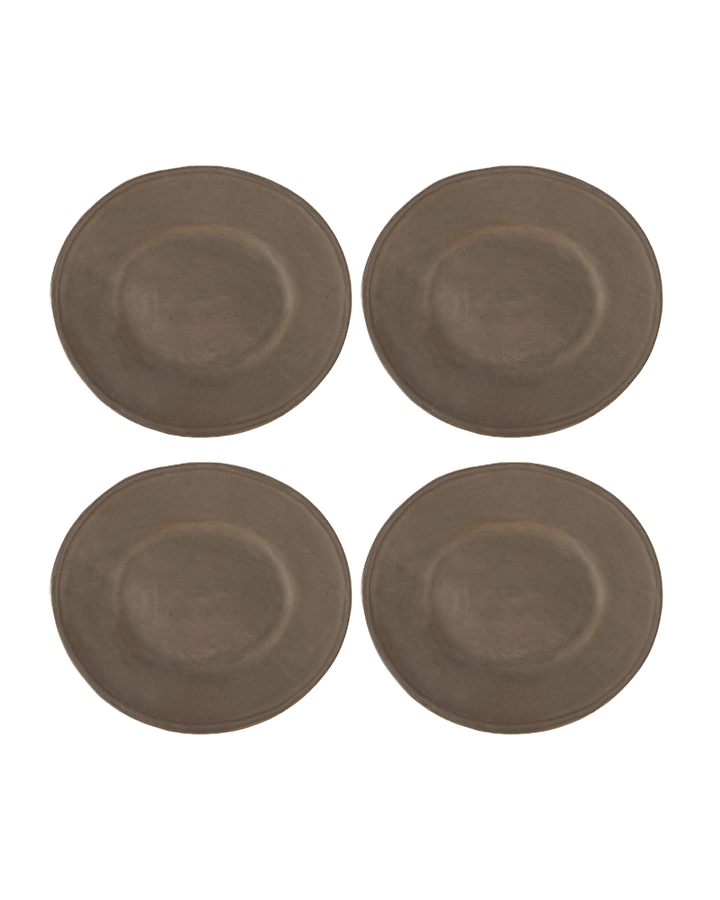 Earth Oval Dessert Plate - Set of 4