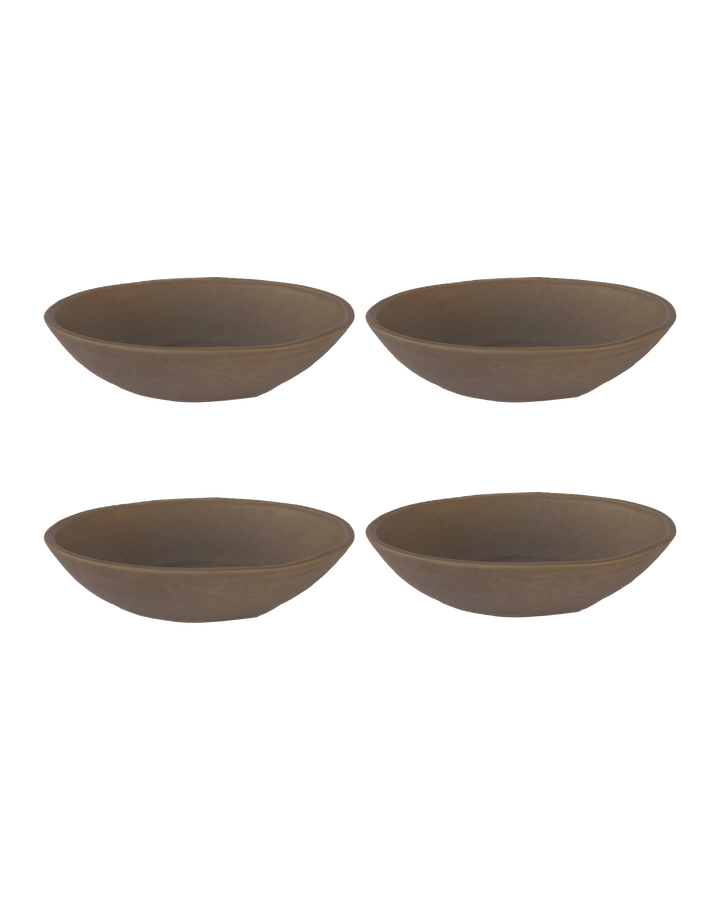 Earth Oval Pasta Bowl - Set of 4