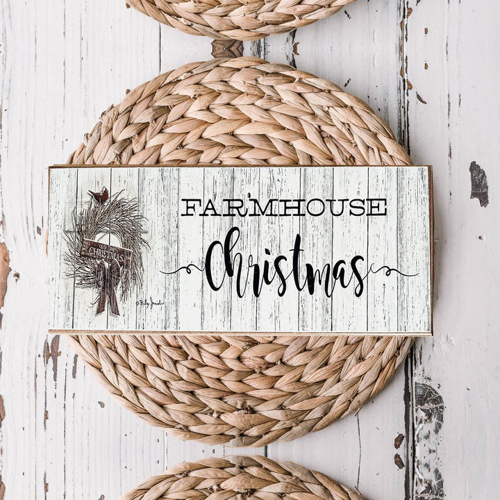 Farmhouse Christmas Wooden Sign 10 Inch Holiday Tabletop Decor Fun Gifts for Her