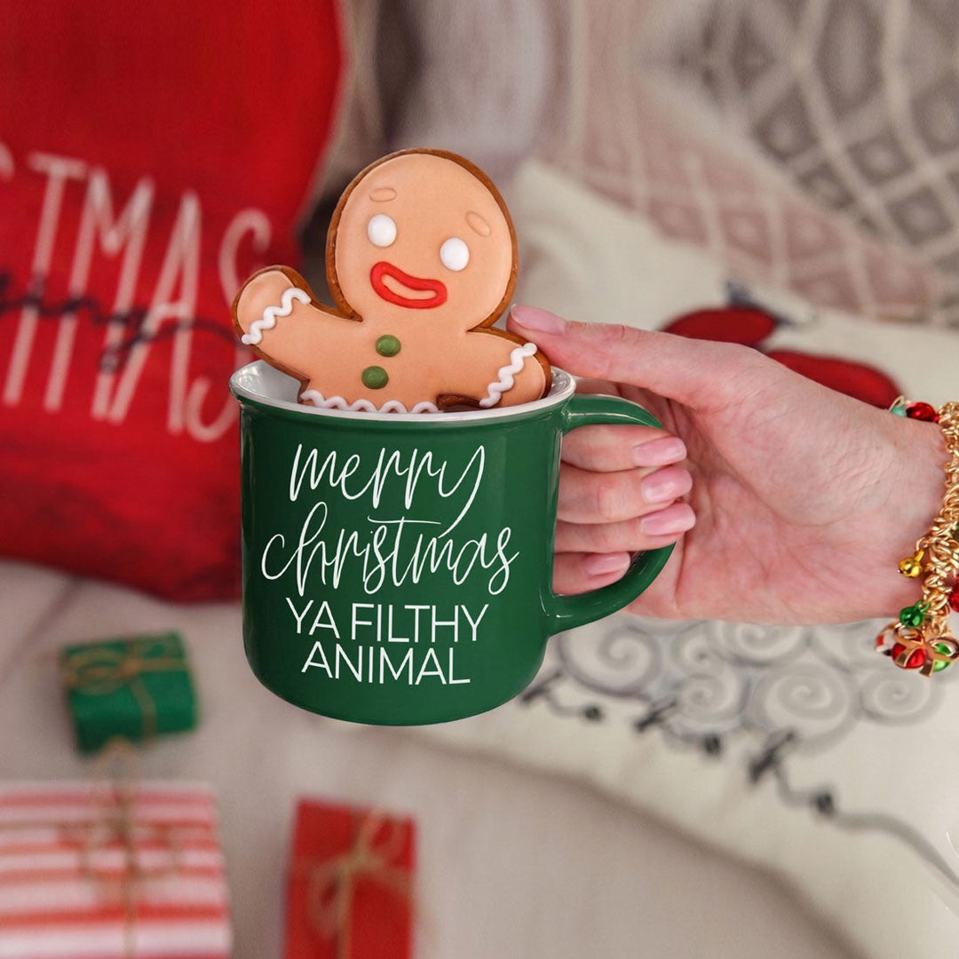 Ya Filthy Animal Ceramic Coffee Mug Funny Christmas Holiday Fun Gift for Friends
