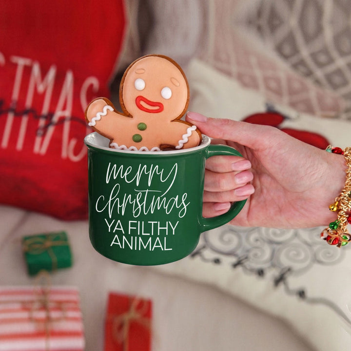 Ya Filthy Animal Ceramic Coffee Mug Funny Christmas Holiday Fun Gift for Friends