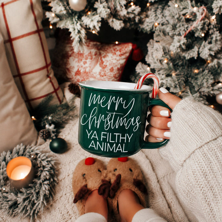 Ya Filthy Animal Ceramic Coffee Mug Funny Christmas Holiday Fun Gift for Friends