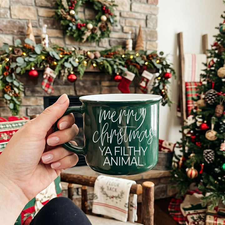 Ya Filthy Animal Ceramic Coffee Mug Funny Christmas Holiday Fun Gift for Friends