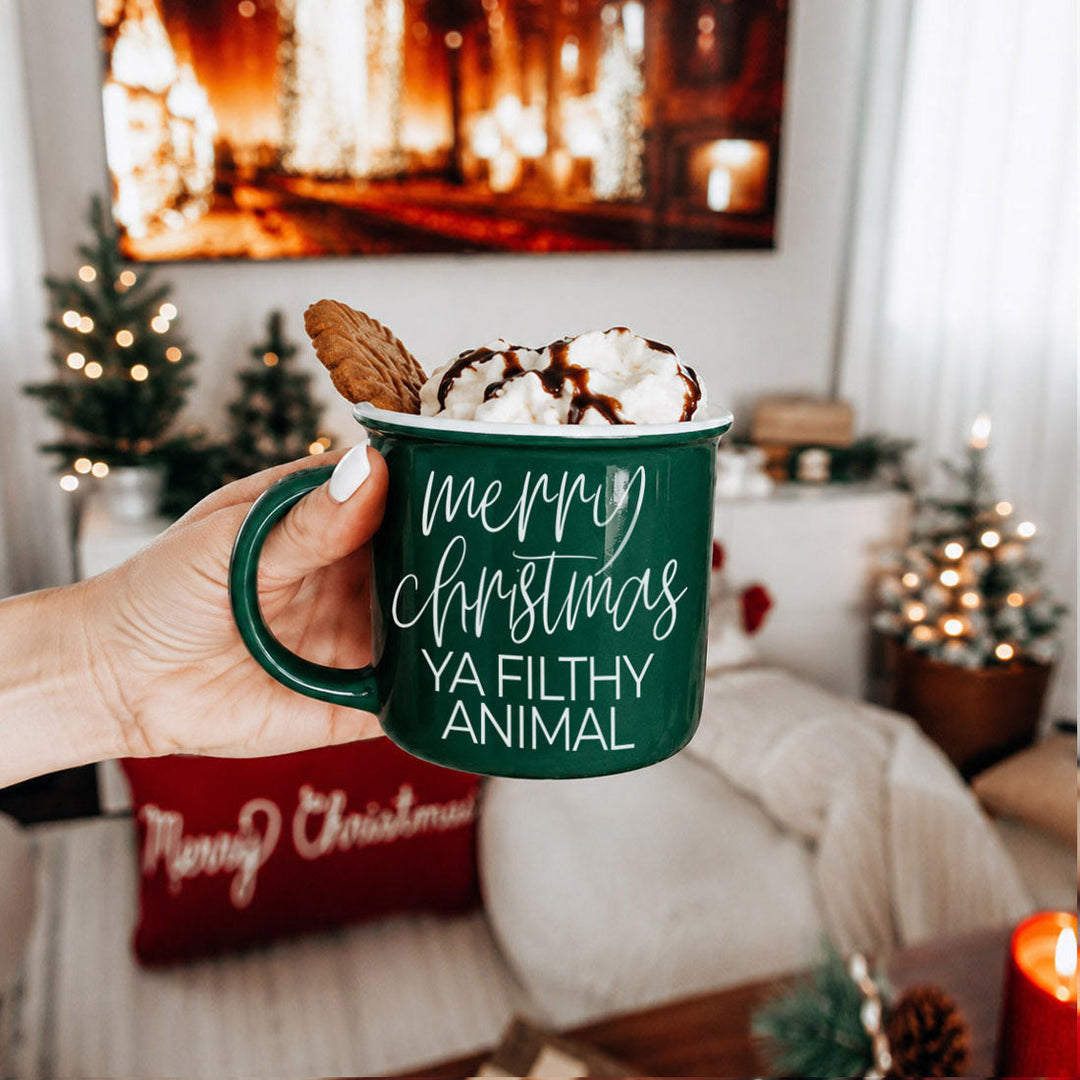 Ya Filthy Animal Ceramic Coffee Mug Funny Christmas Holiday Fun Gift for Friends